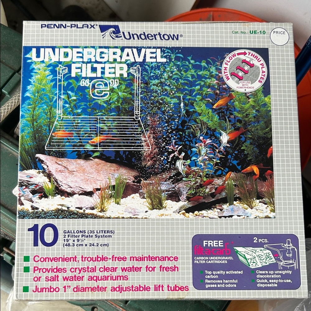 Undergravel Filter for Fish Tanks - Blue